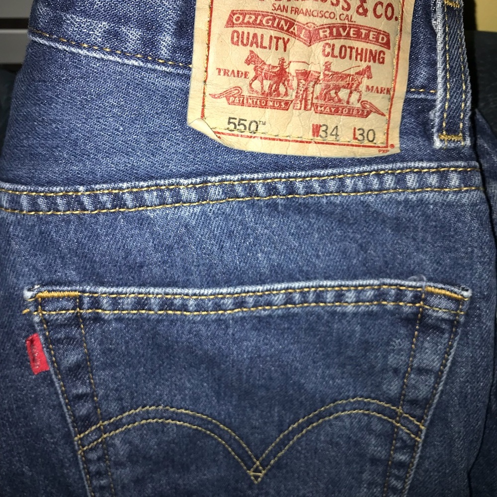 Men’s Levis jeans. Two pair. $18 ea