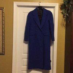 Woman’s long wool coat