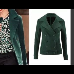 Cabi #3159 Sweater Pea Coat, Size S