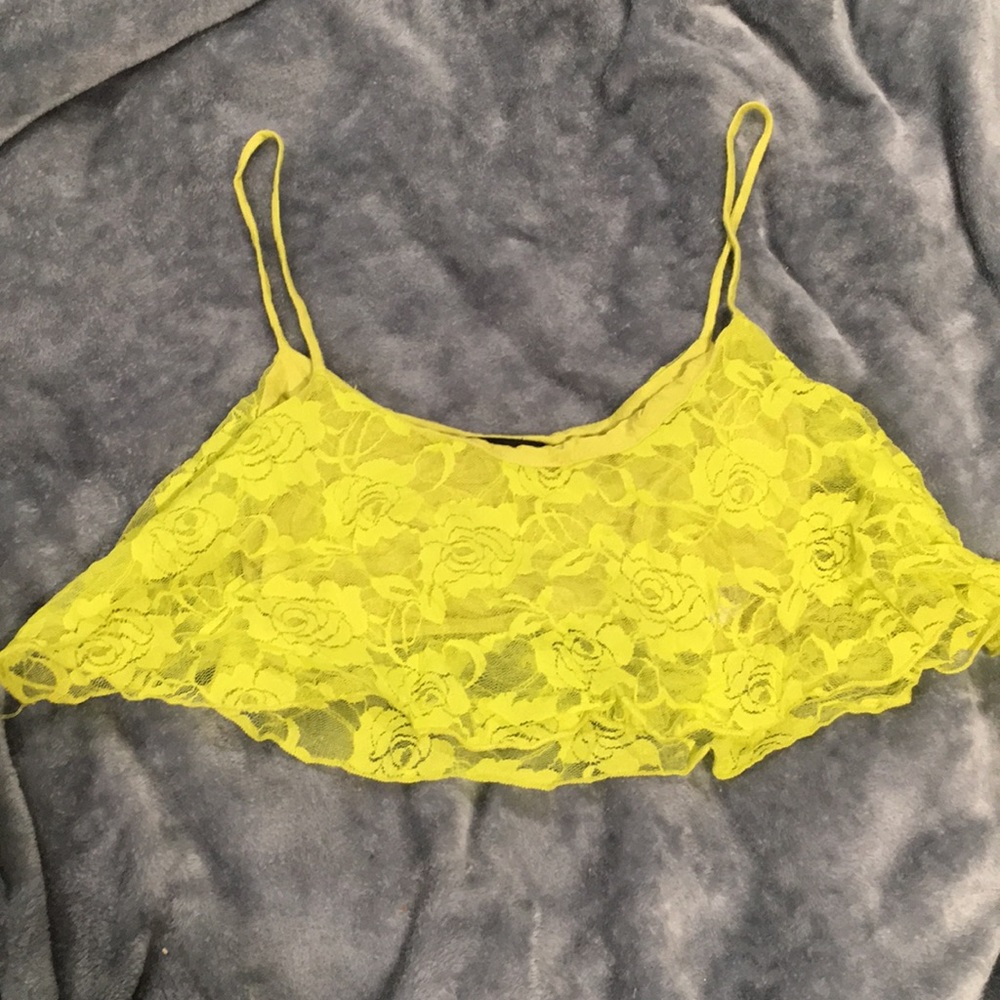Lace crop top