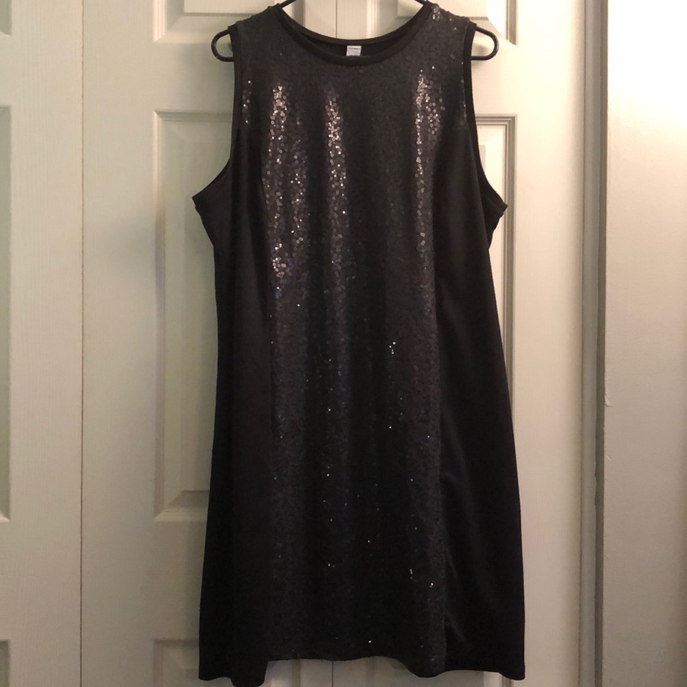 Black cocktail dress