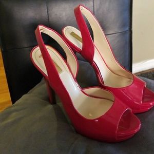 Apple red Jessica Simpson Sabella Heels