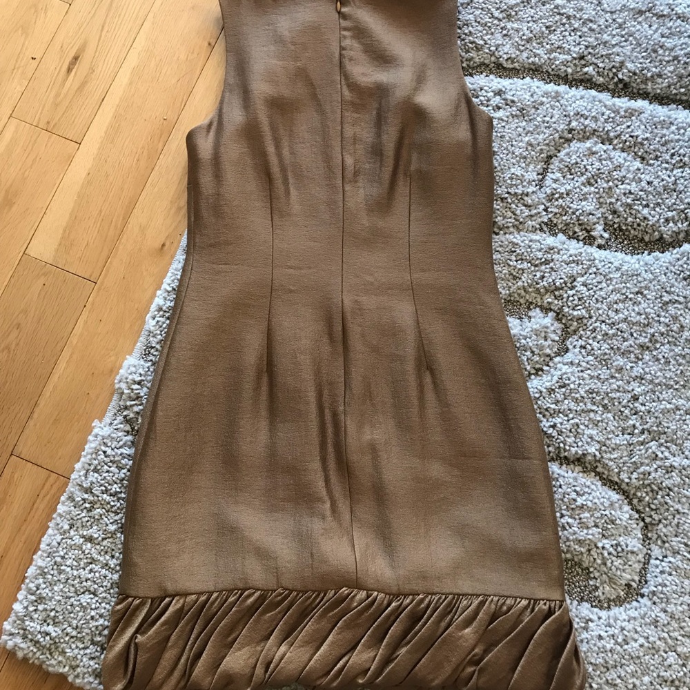 Shiny bronze new year eve dress - size XS