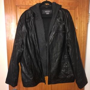 Men’s Kenneth Cole faux leather jacket