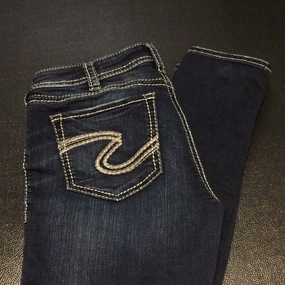 Silver Suki Mid Super Skinny Jeans 30X31