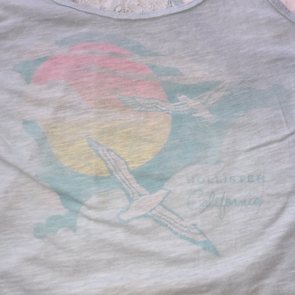 Lace Razorback Graphic Tank Top - Picture 2 of 4