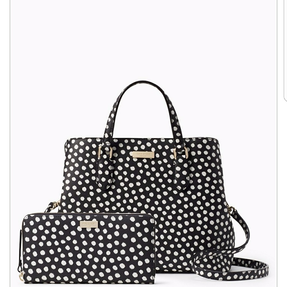 Kate Spade Laurel Way Musical Dot Satchel and Wall