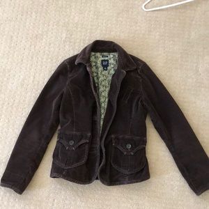 GAP Brown corduroy jacket- blazer style