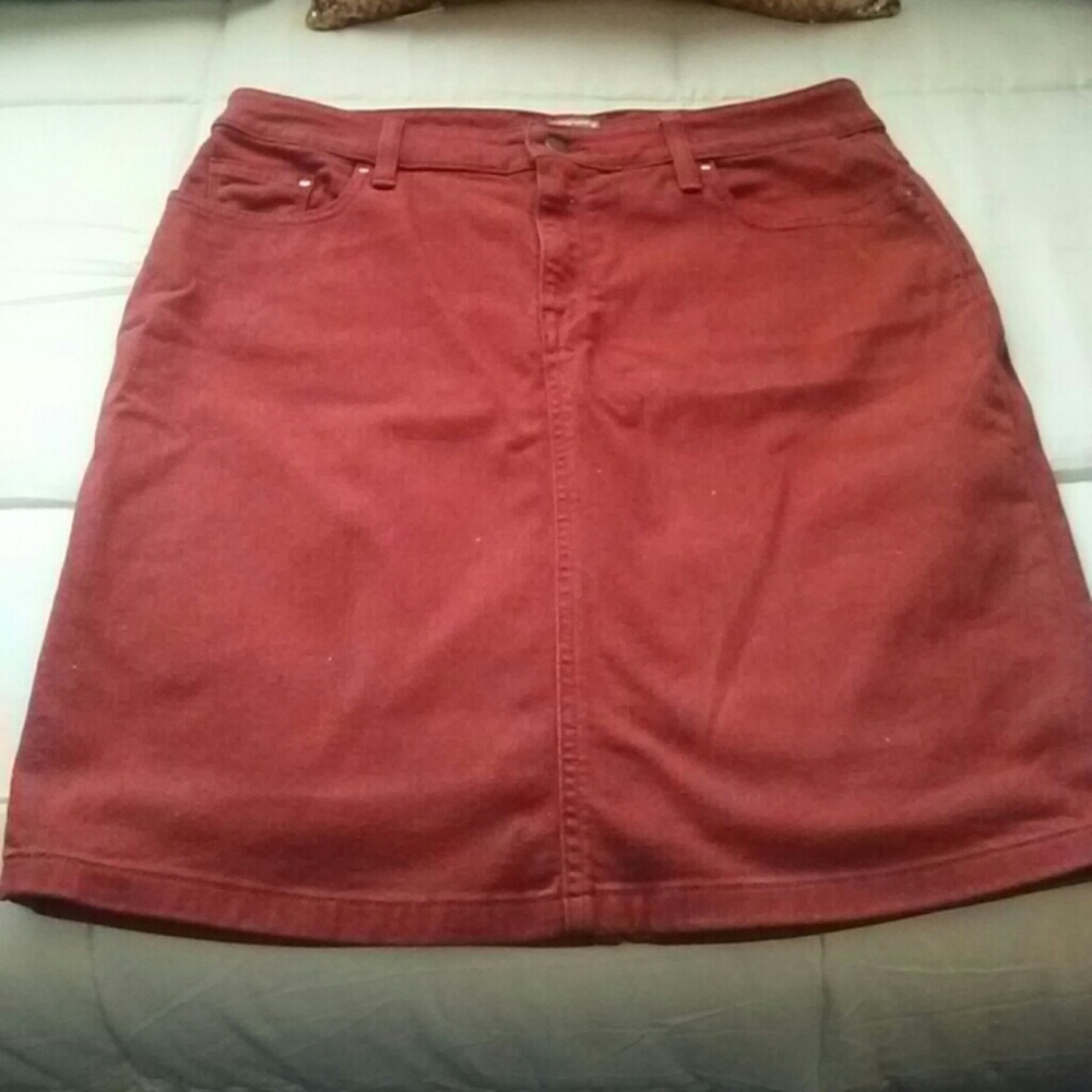 L. L. Bean Burnt orange skirt