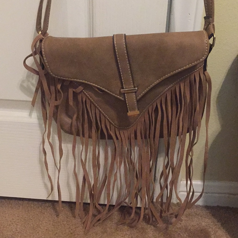 NWOT brown cross body purse