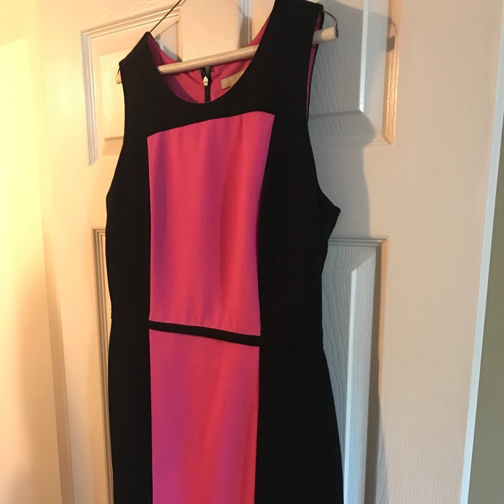 Banana Republic Pink & Black Dress