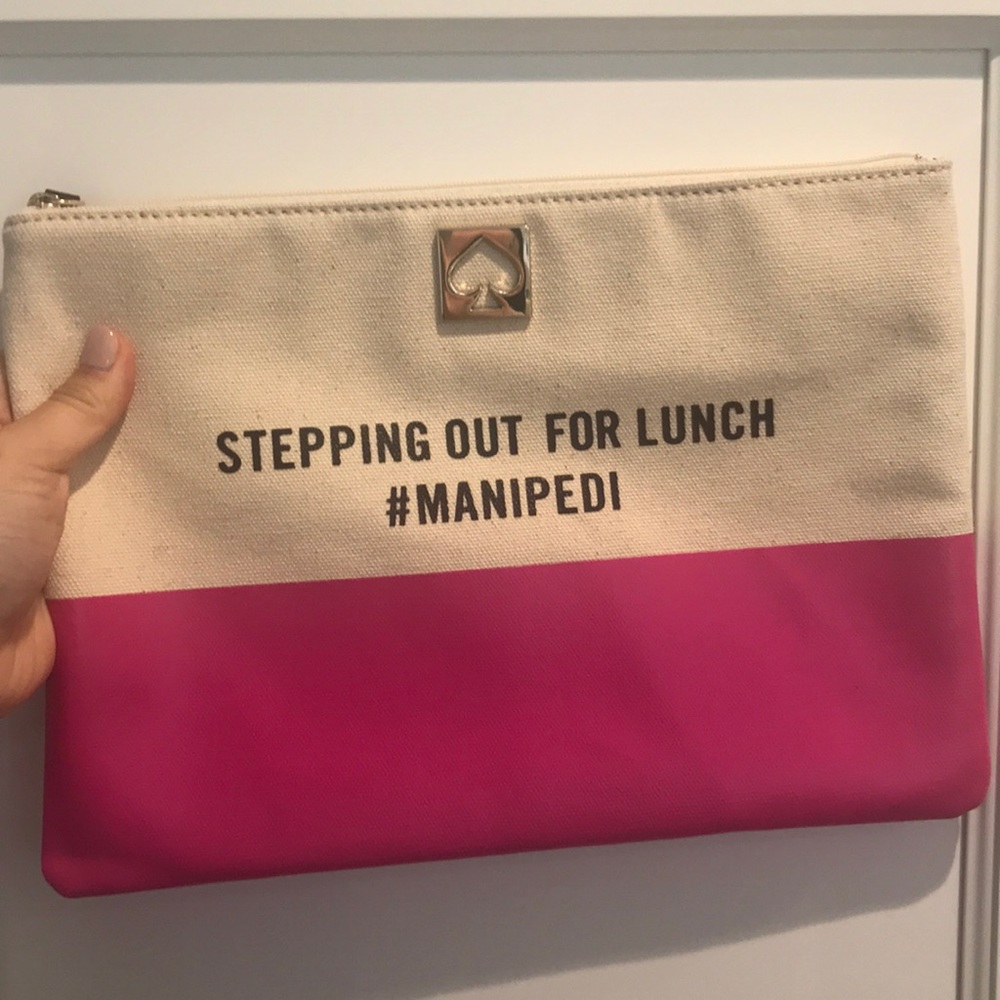 Kate Spade colorblock clutch