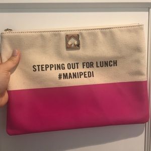 Kate Spade colorblock clutch