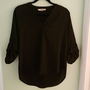 Hippie Rose Quarter Sleeve Blouse