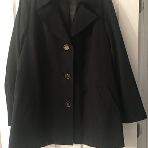 Susan Graver Black Polyester Jacket - XL