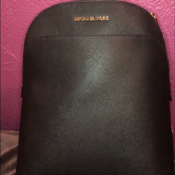 Michael Kors black backpack purse main image 5