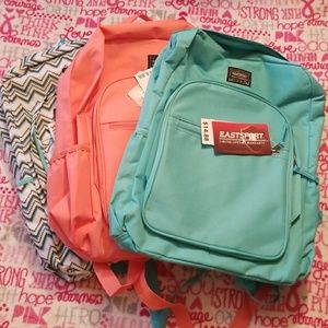 3 girl Eastsport book bags