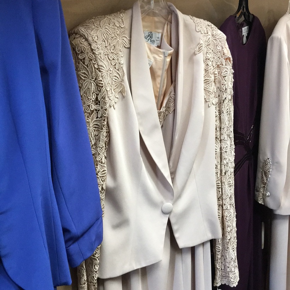 2 pcs. Gown & jacket
