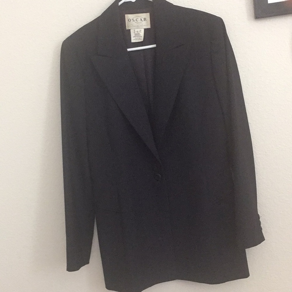 Oscar de la Renta Pinstriped Suit