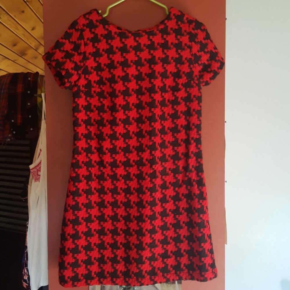 Houndstooth Dress