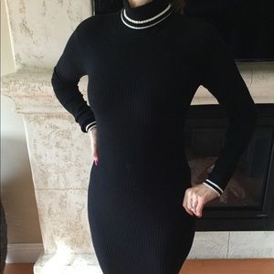 Zara knitted dress, long, medium