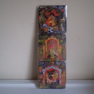 souvenir 6 coasters with Russian fairy-tails