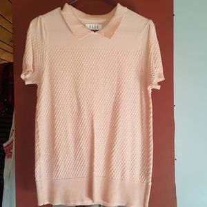 Pink Peter Pan Collared Sweater