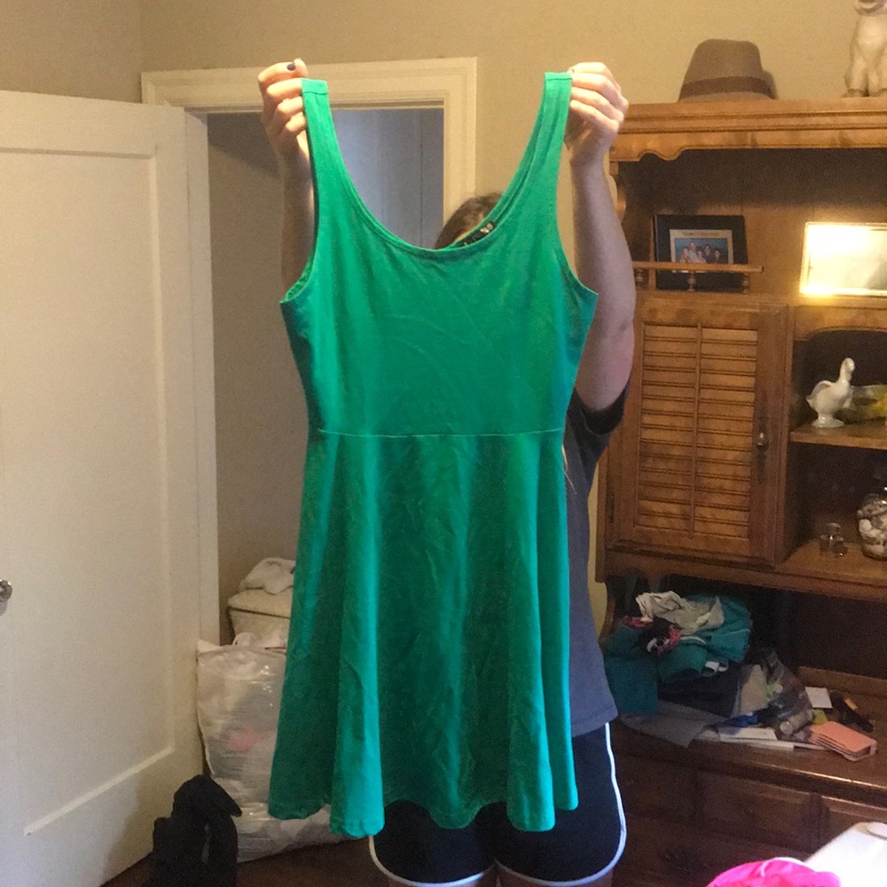 Green dress worn once