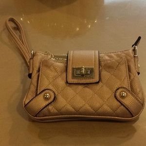 Charming Charlie Rose Gold Wristlet