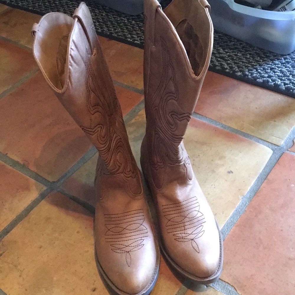 Cowboy style boots