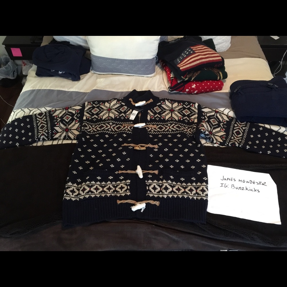 Polo Ralph Lauren Snowflake Toggle Sweater