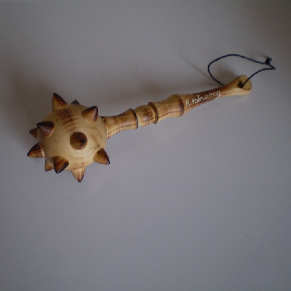 souvenir mini wood mace (bulava)