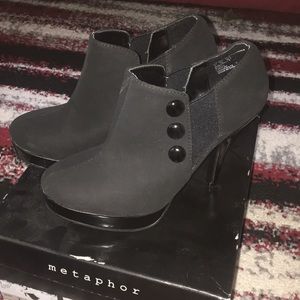 Black ankle boots