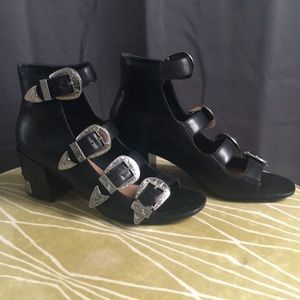 ASOS Buckled Black Heels