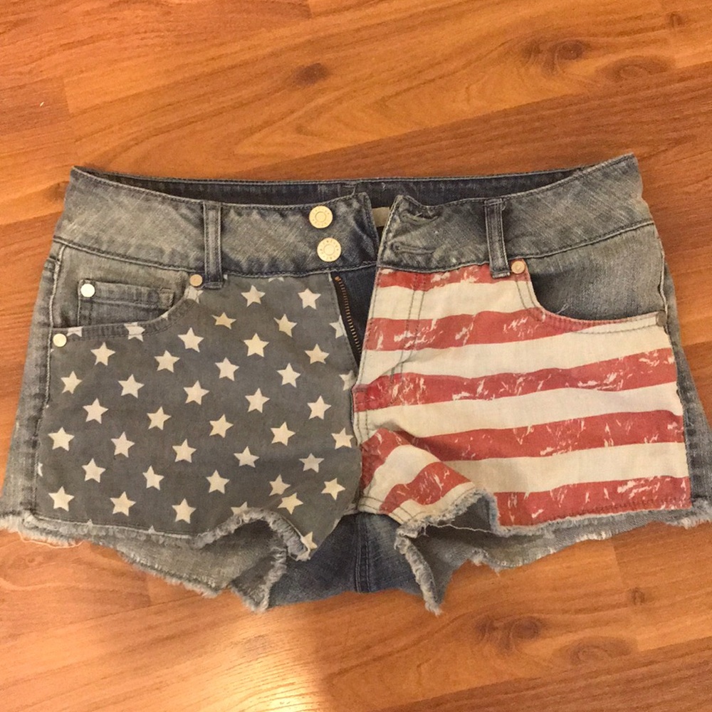 American flag shorts