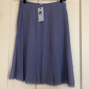 Perfect silk skirt in a beautiful light purple