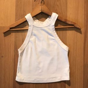 Sleeveless crop top