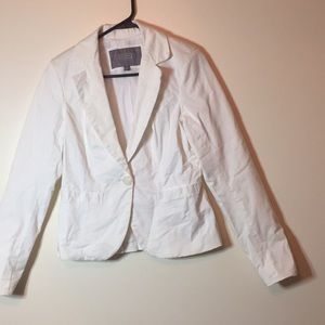 White Merona Blazer Size 6