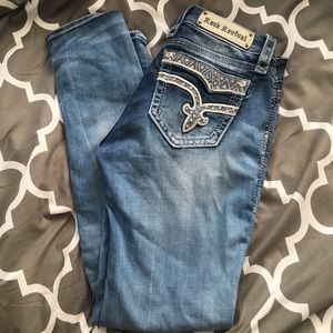 WOMENS ROCK REVIVAL SKINNY JEANS