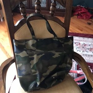 Banana Republic camo bag
