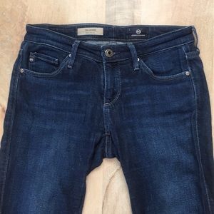 AG “The Legging” Skinny Jeans, dark wash, size 24