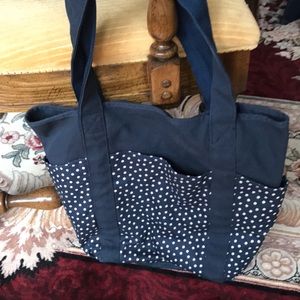 Thirty One polka dot tote