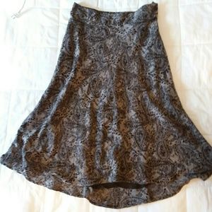 Paisley long skirt