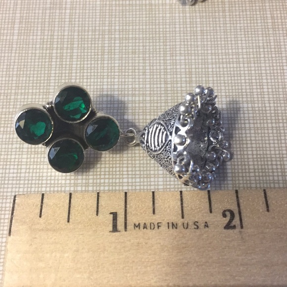 Beautiful handcrafted artisan Indian earrings - Picture 7 of 10