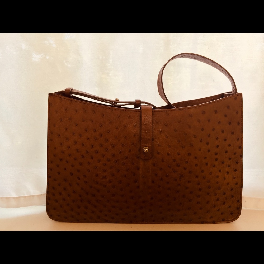 DKNY Ostrich skin purse