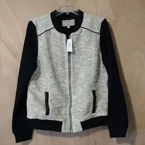 Jacket with subtle sparkle