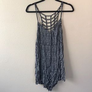 RVCA Black & White Romper