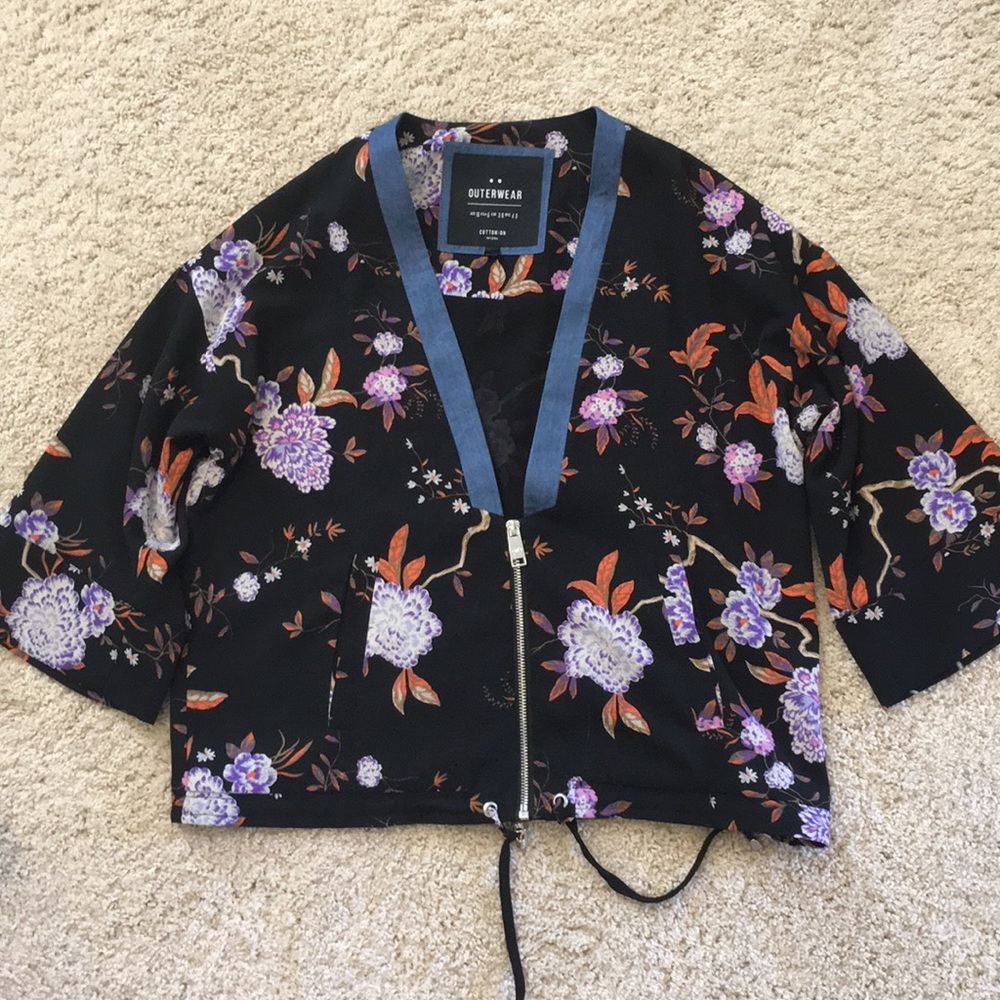 Hardly used floral kimono