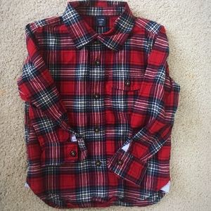 Baby Gap 3T Boys Plaid Button Down