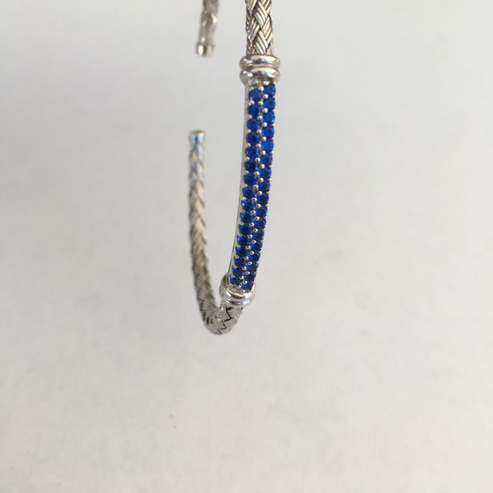 Silver cuff bangle - Picture 2 of 3